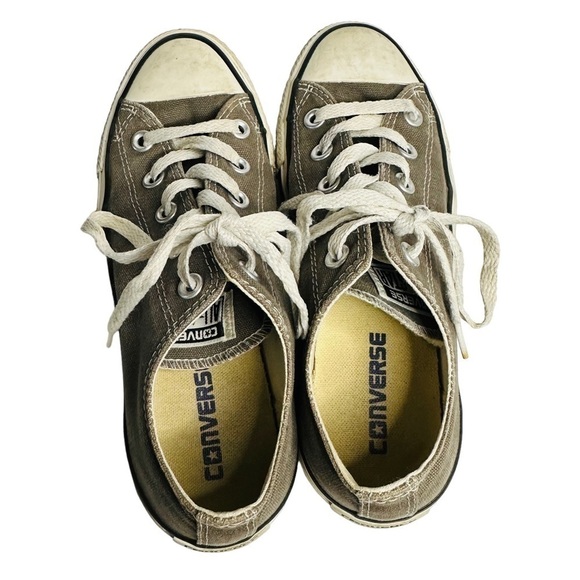 Converse Chuck Taylor Low Top Gray Sneakers Women’s 6 Men’s 4‎ Unisex - Picture 11 of 12